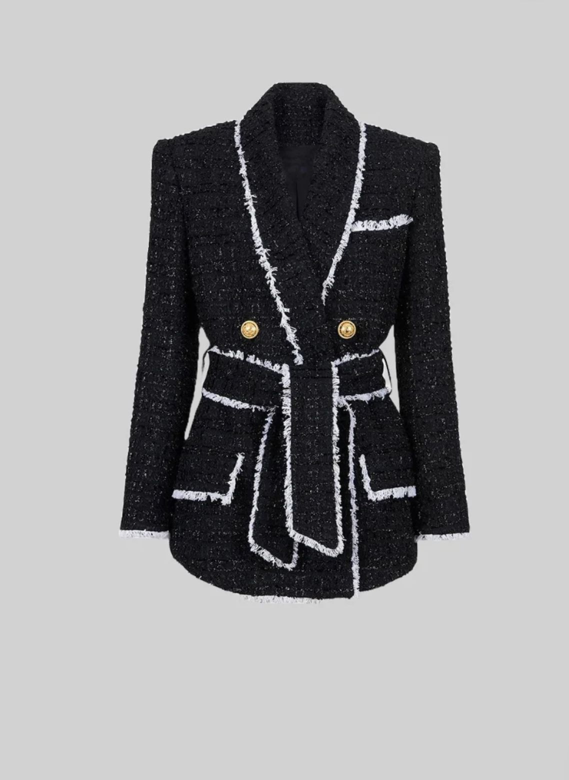 Lounisa Premium Blazer mit Gürtel