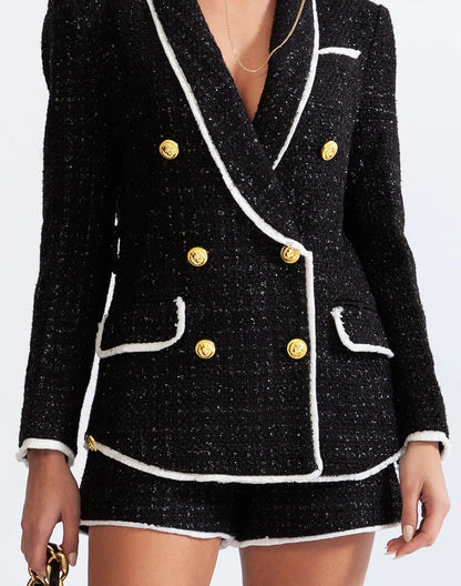 Lounisa Premium Blazer mit Gürtel